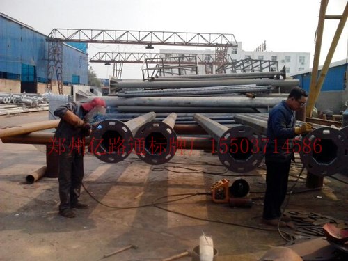 雙懸臂標志桿、交通標志桿制作、門架立柱加工廠家